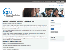 Tablet Screenshot of gcu.prospects.ac.uk