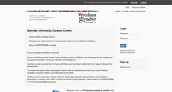 Desktop Screenshot of employer.glyndwr.prospects.ac.uk